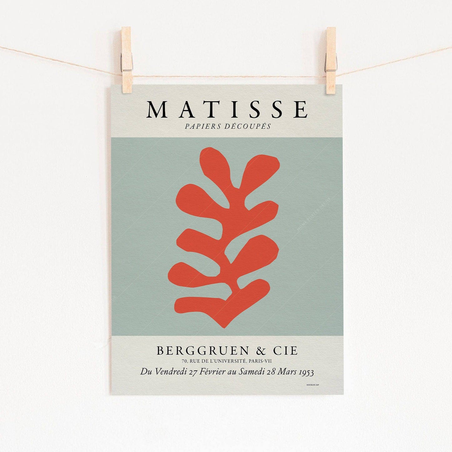 Henri Matisse, Exhibition Poster, The Cut-outs Collection