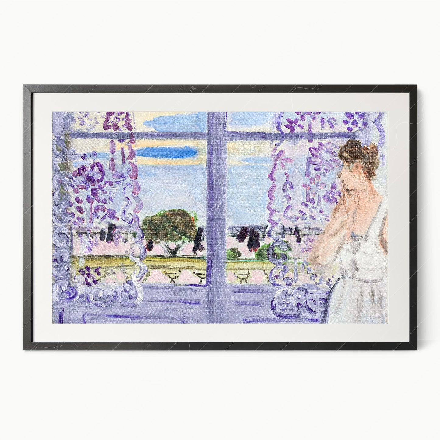 Henri Matisse, Femme auprès de la fenêtre, 1920, Fine Art Print