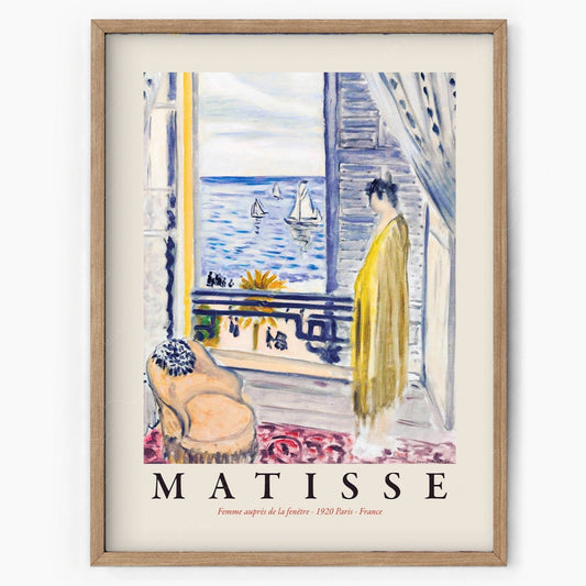 Henri Matisse - Femme auprès de la fenêtre or Woman By The Window