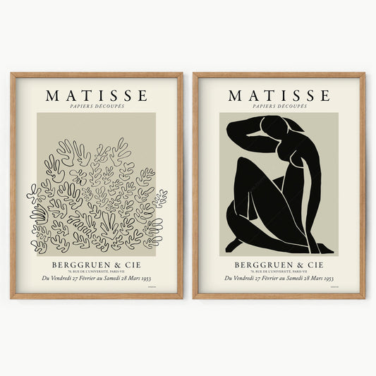 Henri Matisse, Gallery Wall, Set of 2 Prints