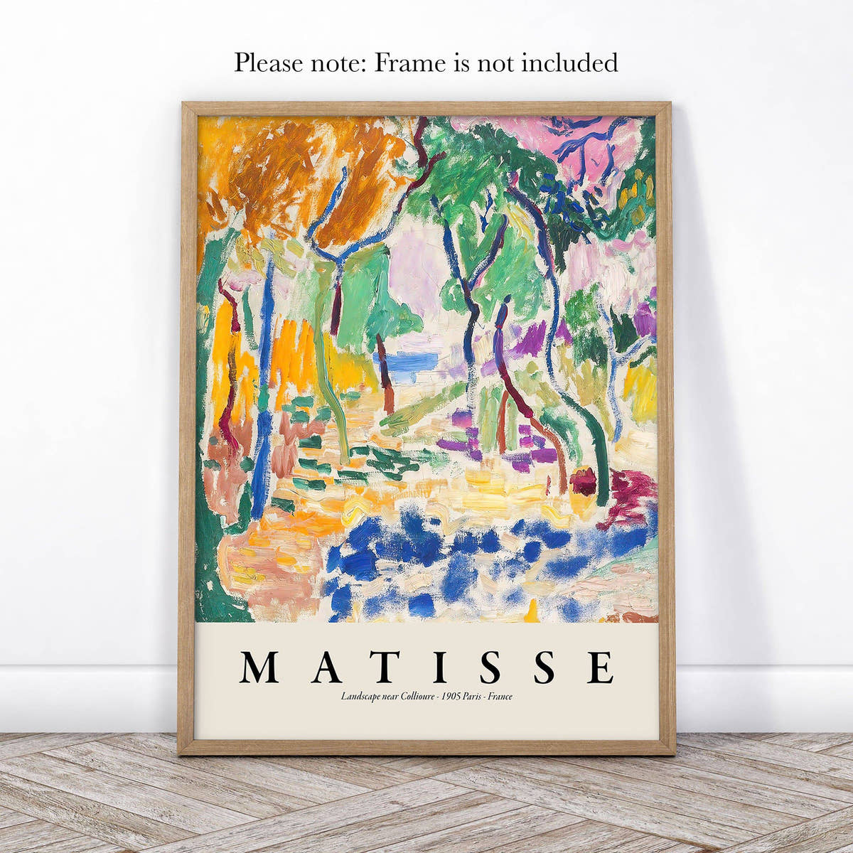 Henri Matisse Gallery Wall, Set of 3 Prints, Landscape near Collioure (Joy of Life), La Japonaise Woman Beside the Water, Oliviers à Collioure