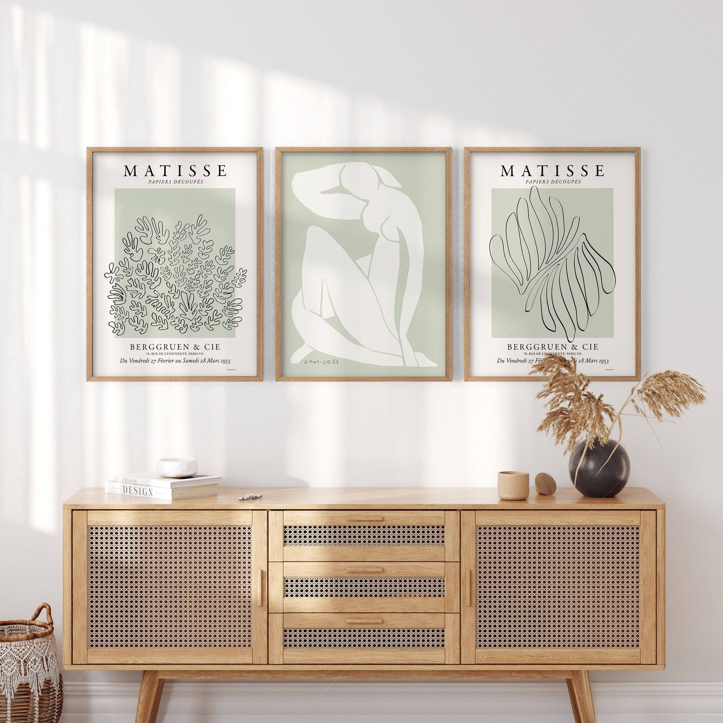 Henri Matisse Gallery Wall, Set of 3 Prints, Modern Home Decor