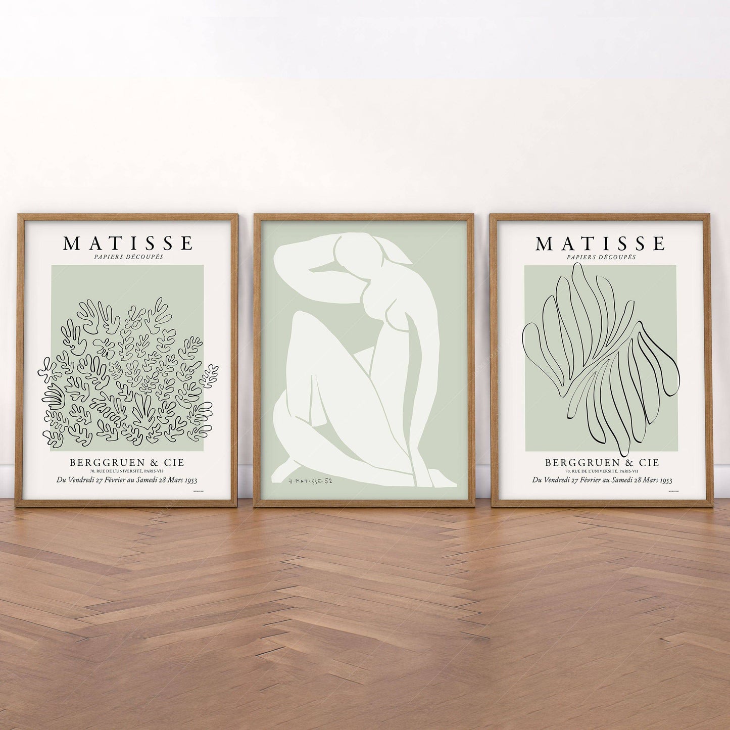 Henri Matisse Gallery Wall, Set of 3 Prints, Modern Home Decor