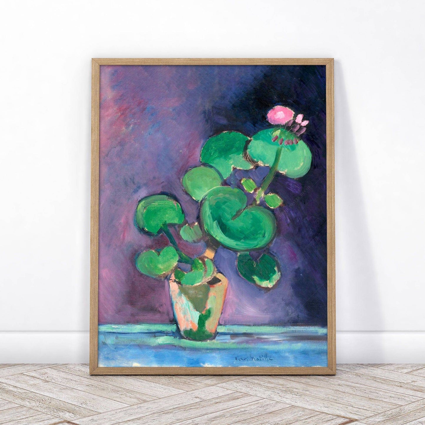 Henri Matisse, Geraniums in Vase Print