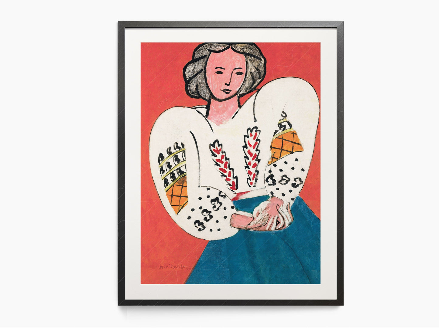 Henri Matisse, La blouse romaine, Fine Art Print