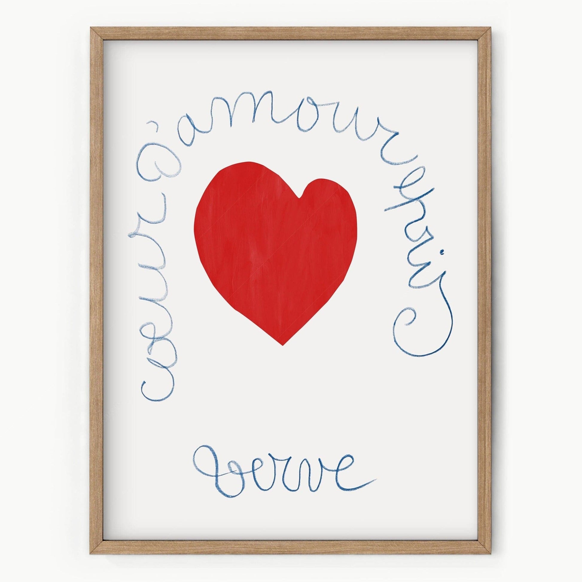 Henri Matisse, Love Poster, Red Heart Print