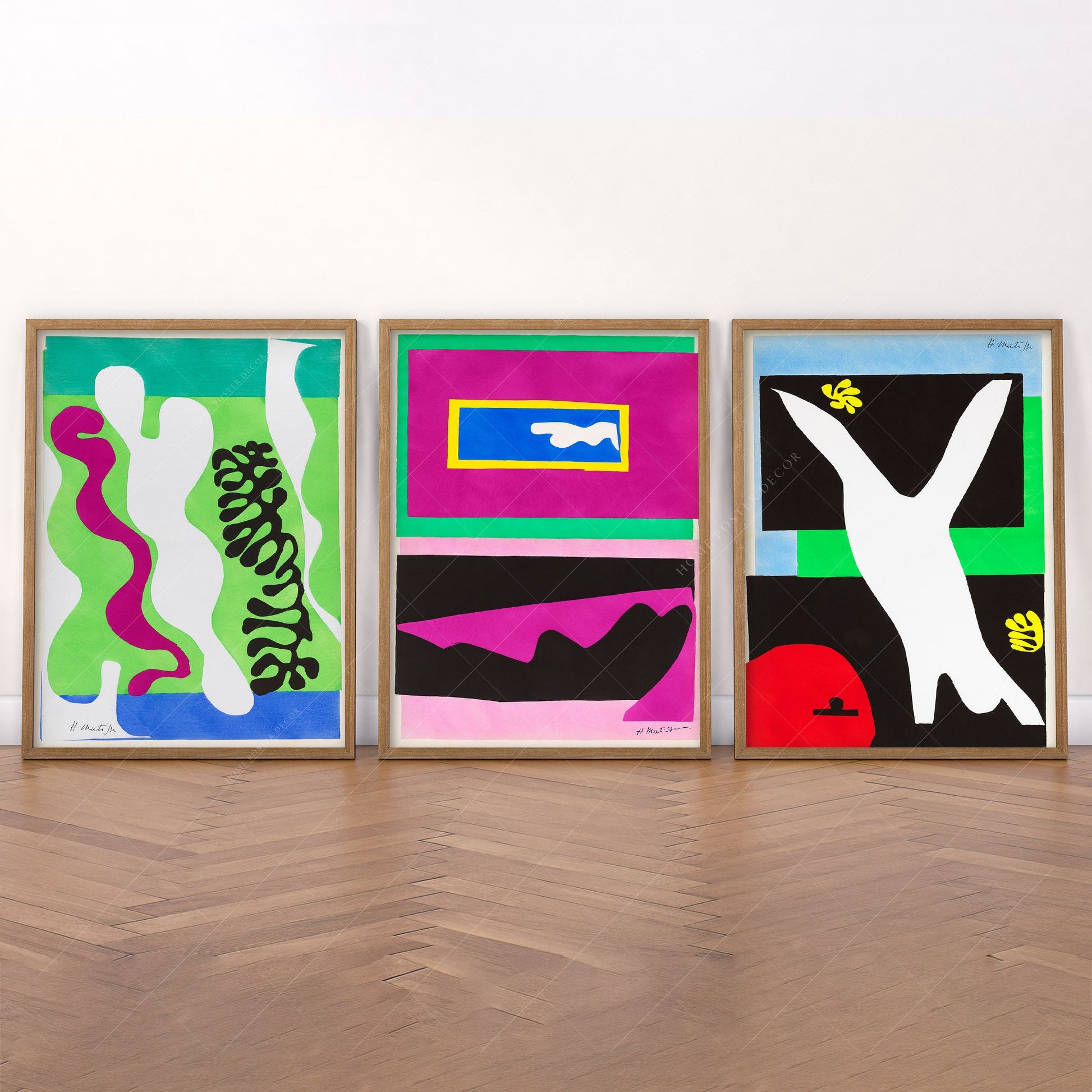 Henri Matisse, Modern Gallery Wall, Set of 3 Prints