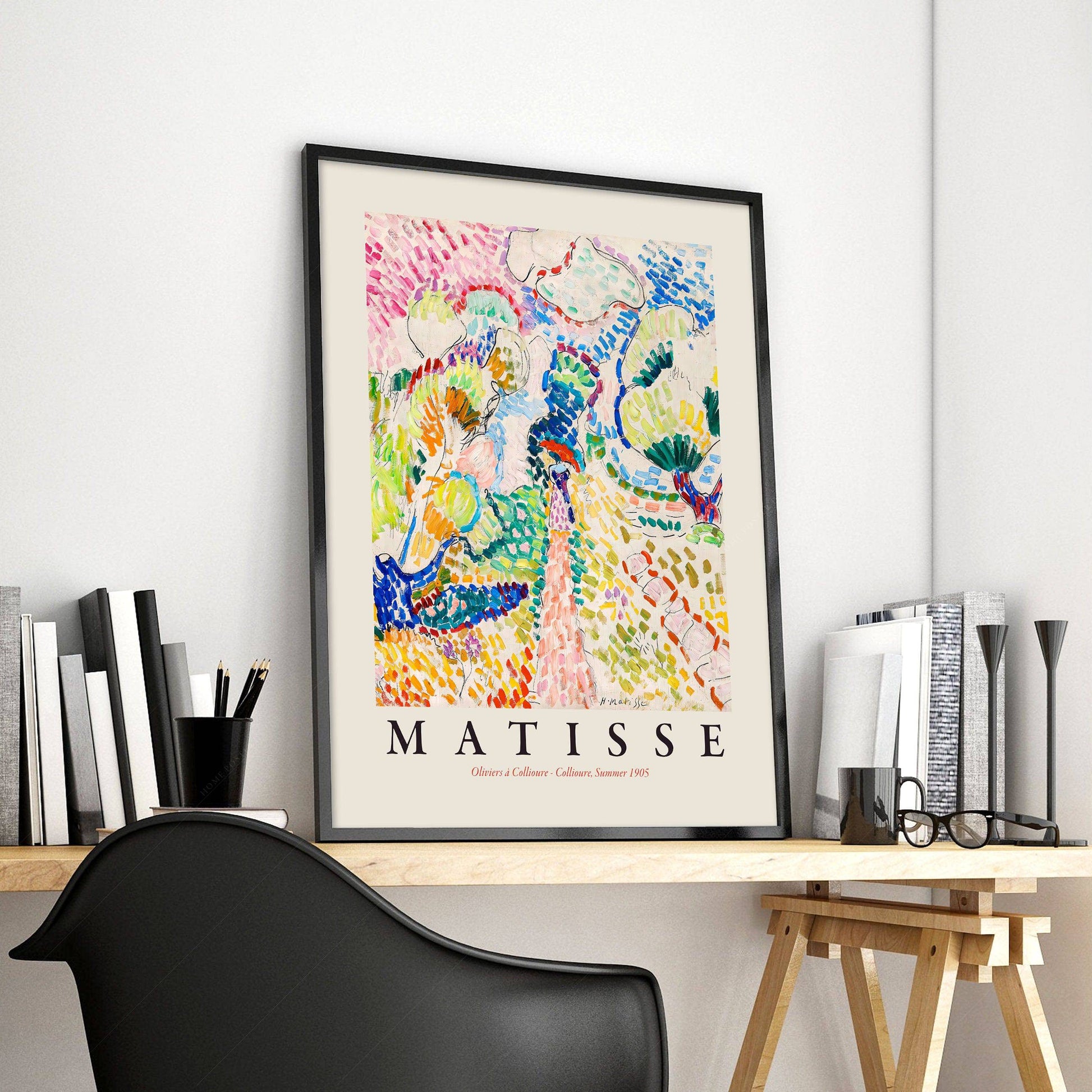 Henri Matisse, Oliviers à Collioure Fine Art Print