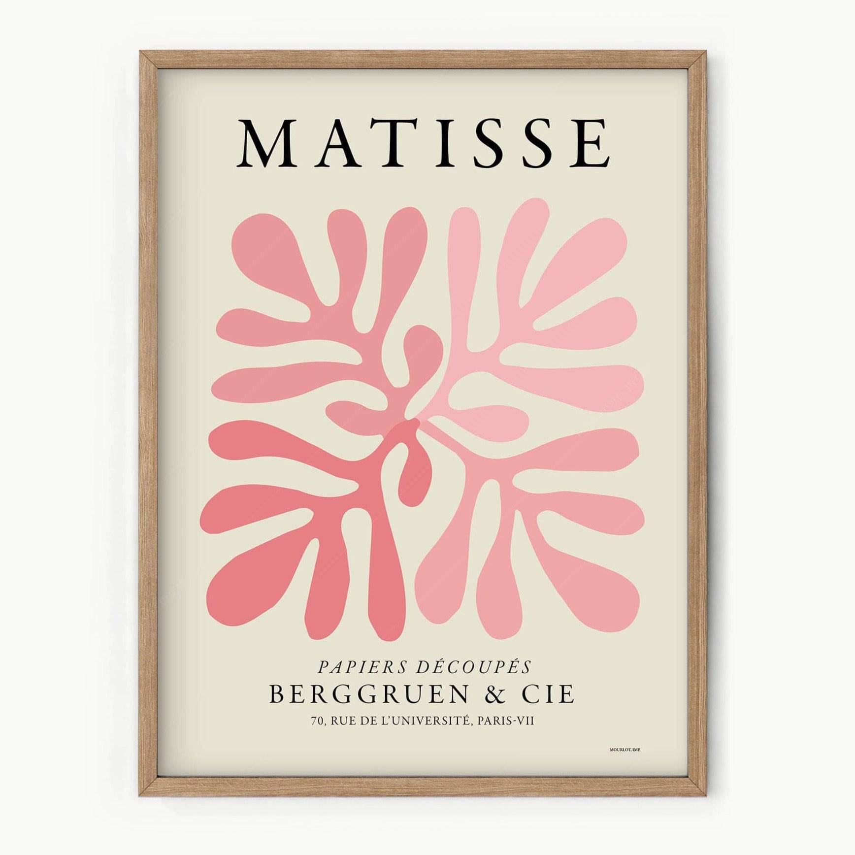 Henri Matisse, Pink Coral Poster, The cut-out Collection