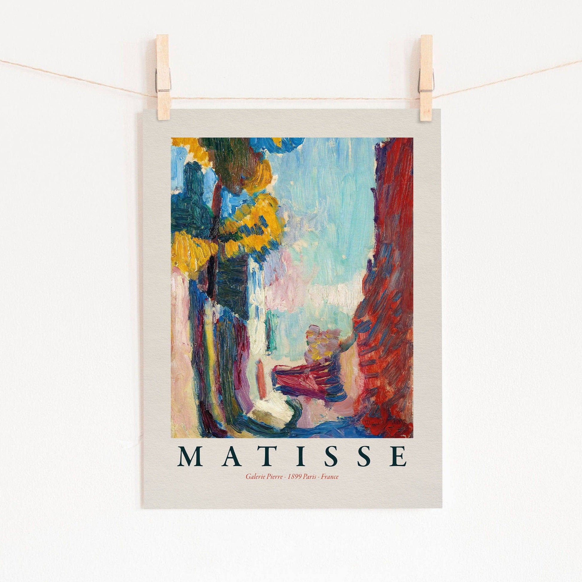 Henri Matisse Poster, Arcueil, 20th Century Painting, Modern Wall Art