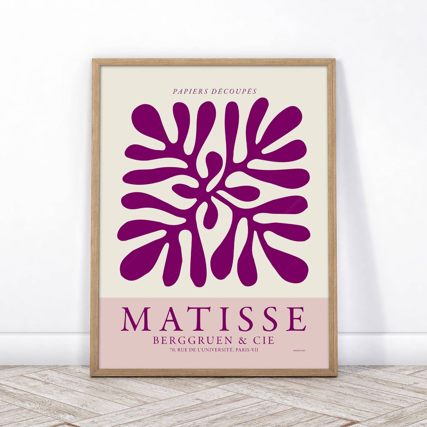 Henri Matisse Poster, Coral artwork, Exhibition poster