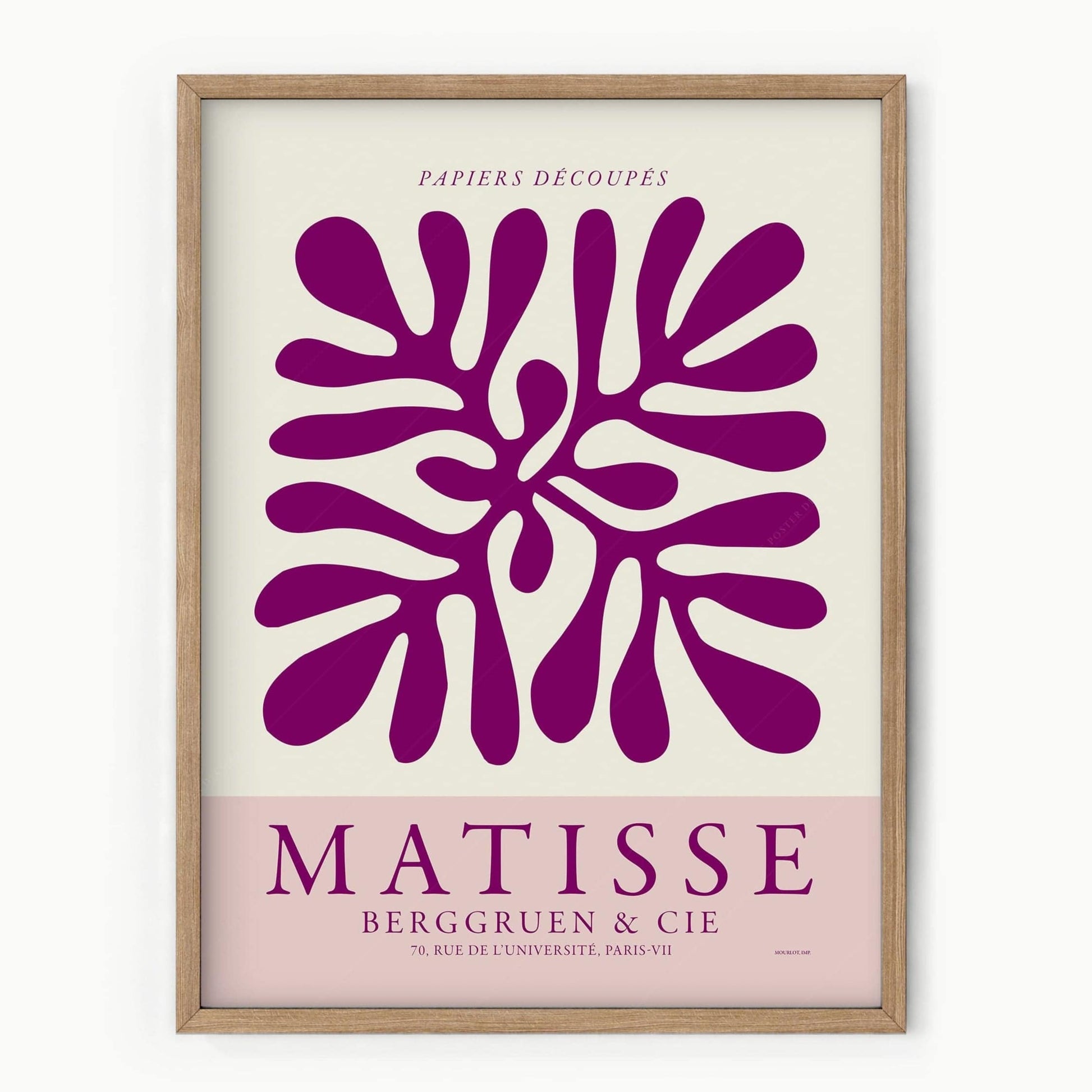 Henri Matisse Poster, Coral artwork, Exhibition poster