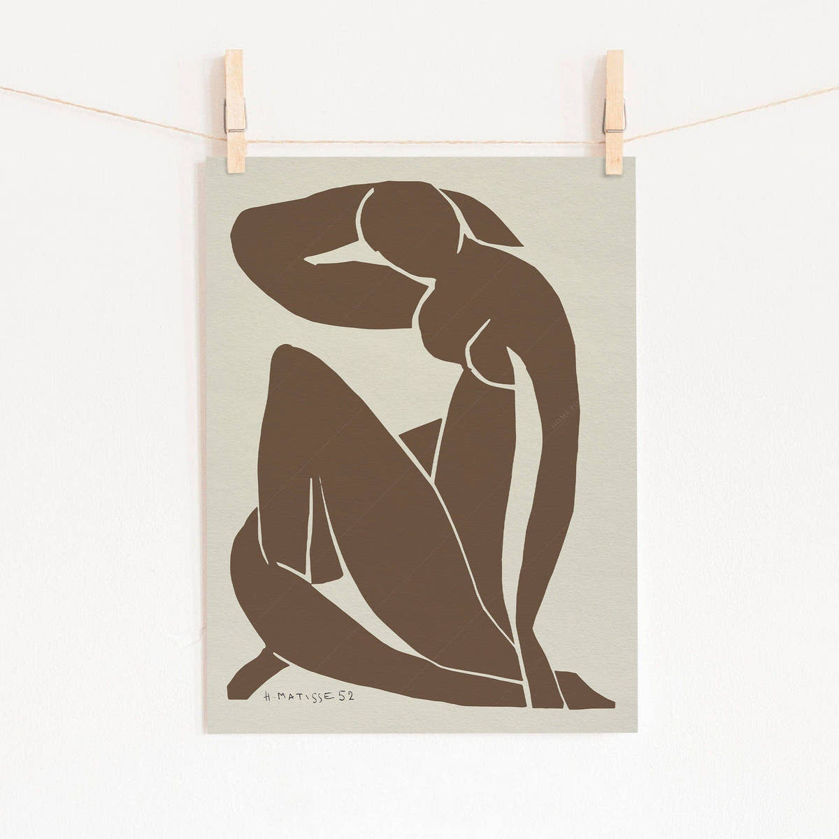 Henri Matisse Poster, Famous artwork, Minimalist Wall Art