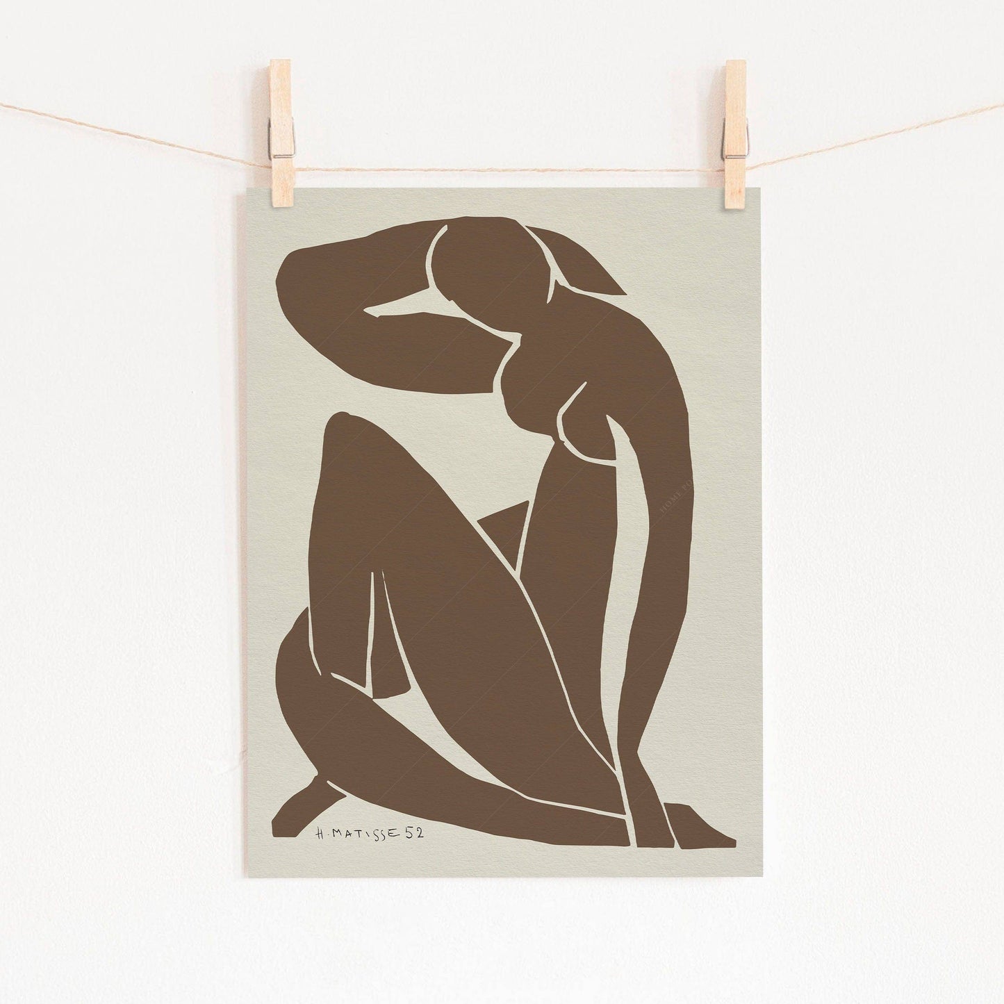 Henri Matisse Poster, Famous artwork, Minimalist Wall Art