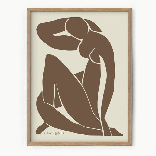 Henri Matisse Poster, Famous artwork, Minimalist Wall Art