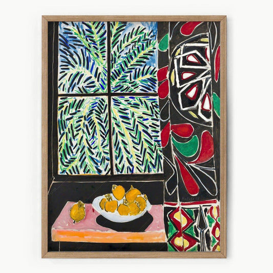 Henri Matisse Poster, Interior with Egyptian Curtain