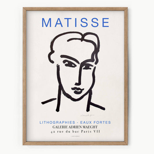 Henri Matisse Poster, Lithographies Serie, Exhibition Poster