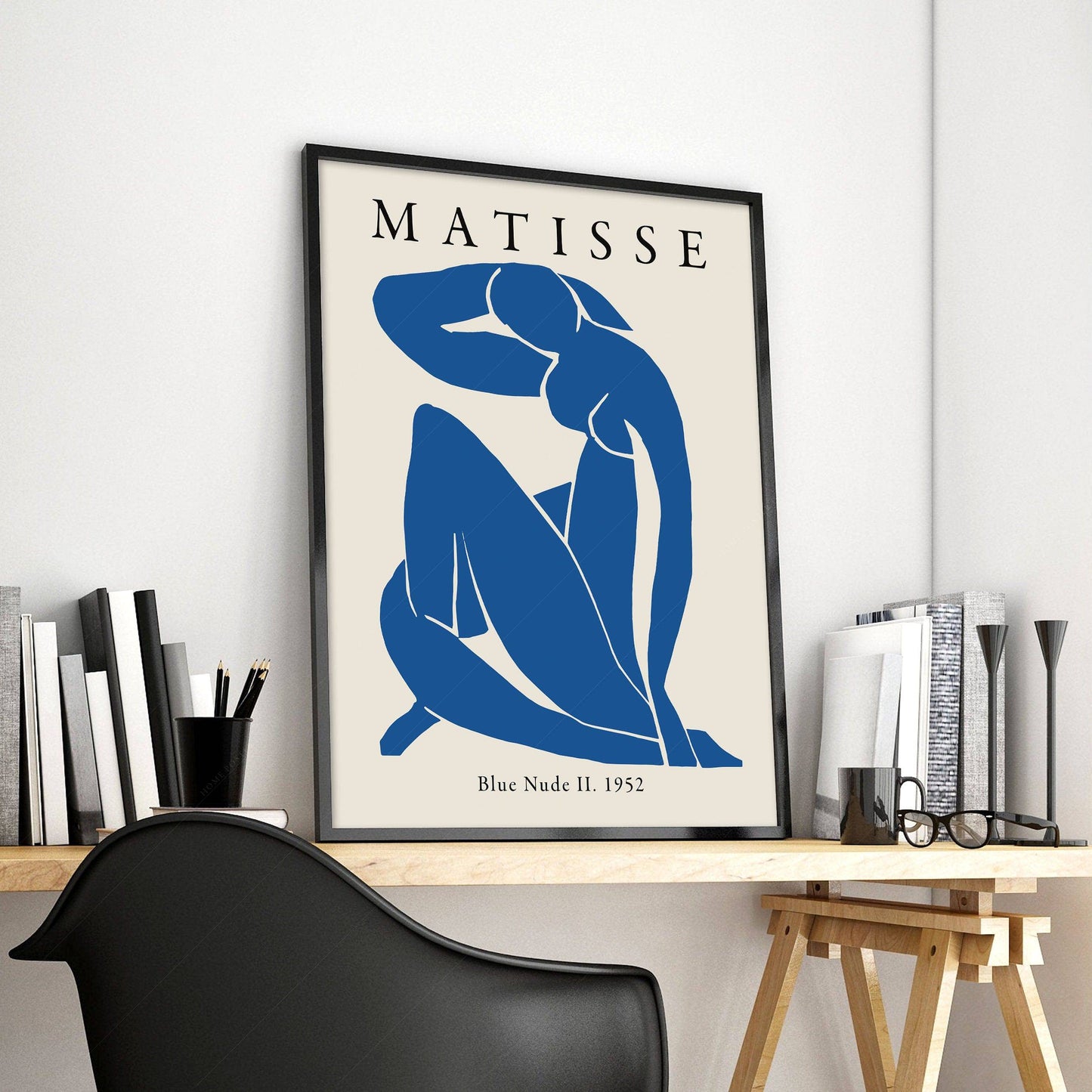 Henri Matisse Print, Blue Figure, Nu Bleu, Famous Art