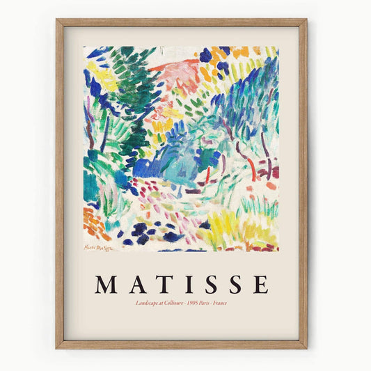 Henri Matisse Print, Landscape at Collioure, Exhibition Poster