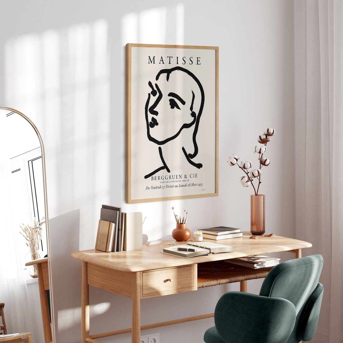 Henri Matisse Print, Minimalist Wall Decor