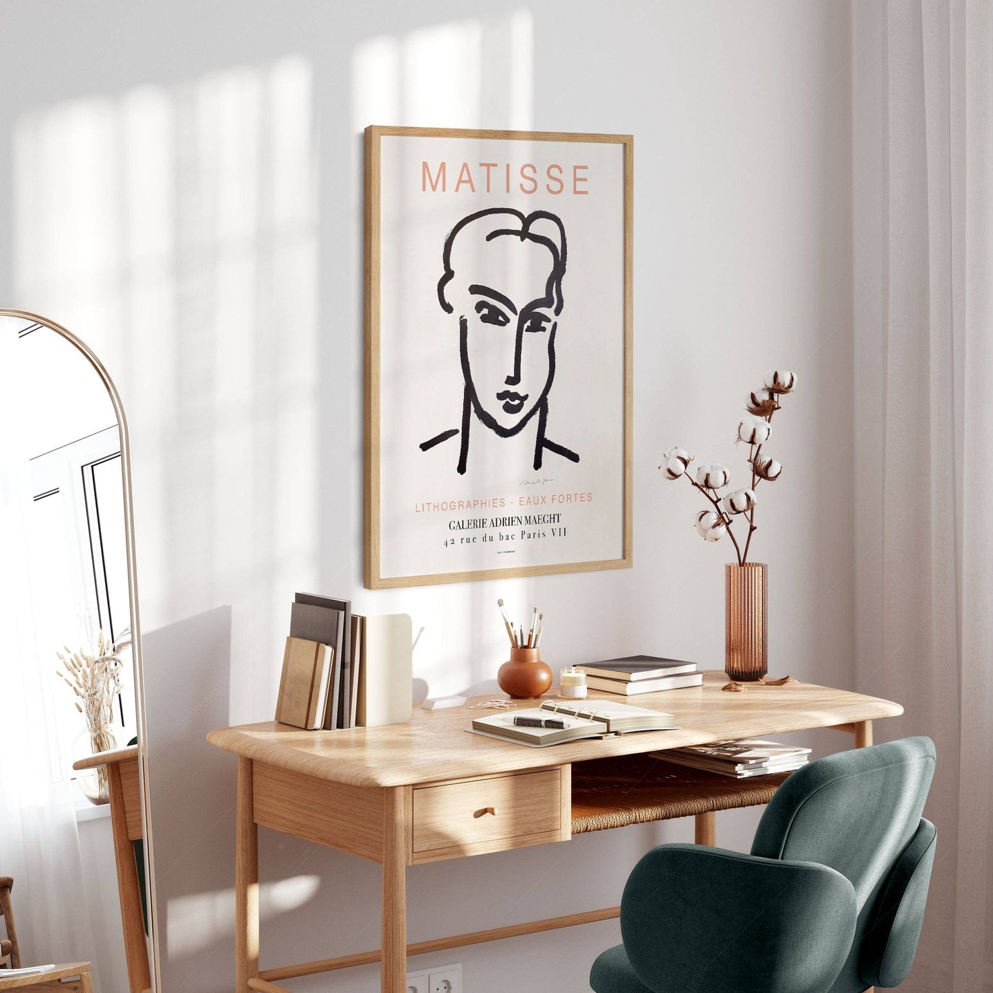 Henri Matisse Print, Minimalist Wall Decor