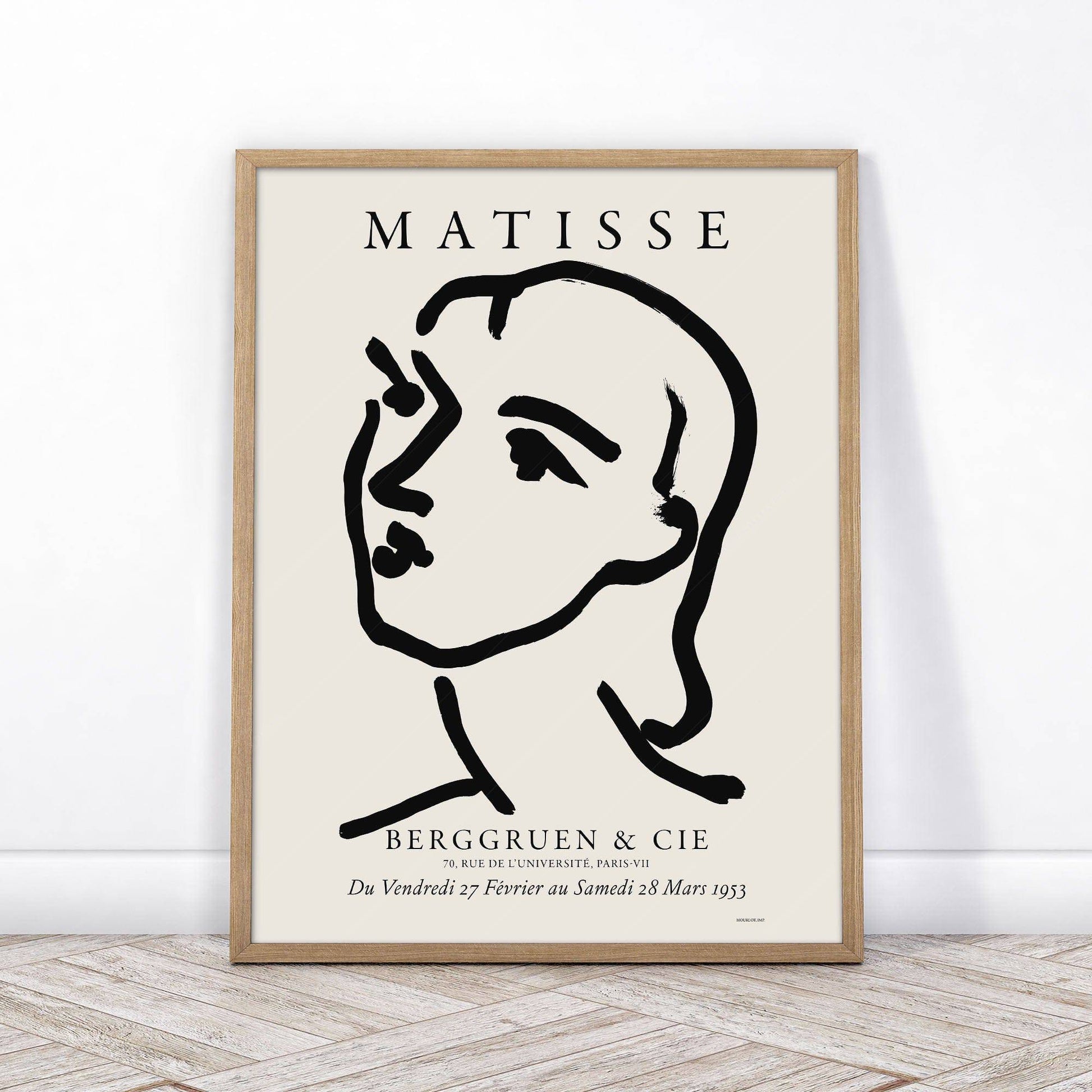 Henri Matisse Print, Minimalist Wall Decor