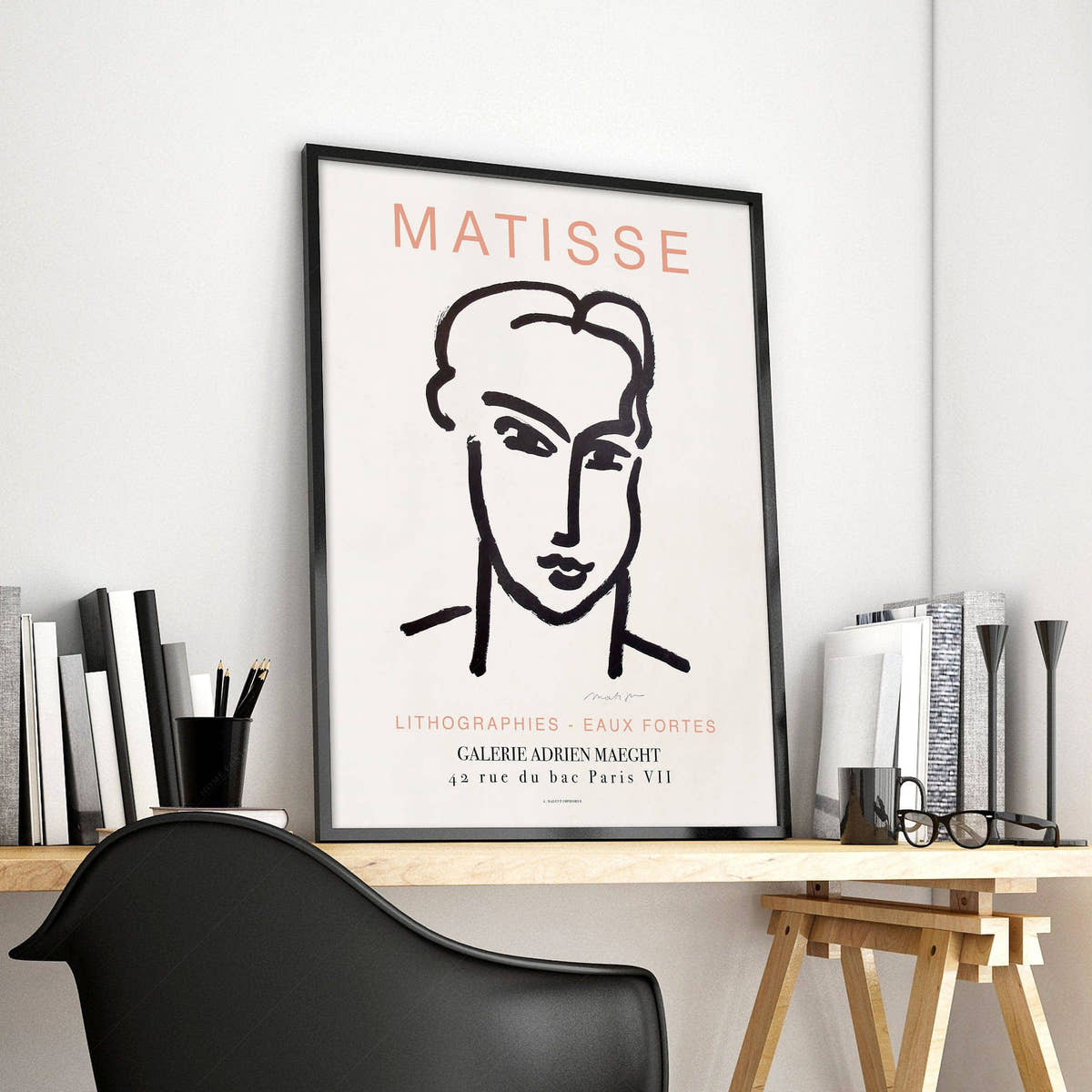 Henri Matisse Print, Minimalist Wall Decor