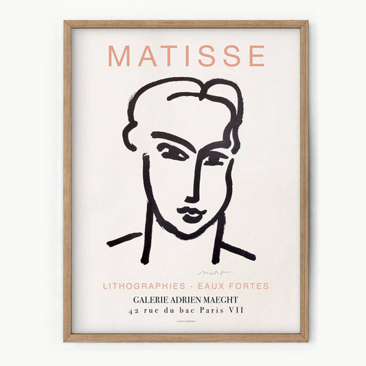 Henri Matisse Print, Minimalist Wall Decor