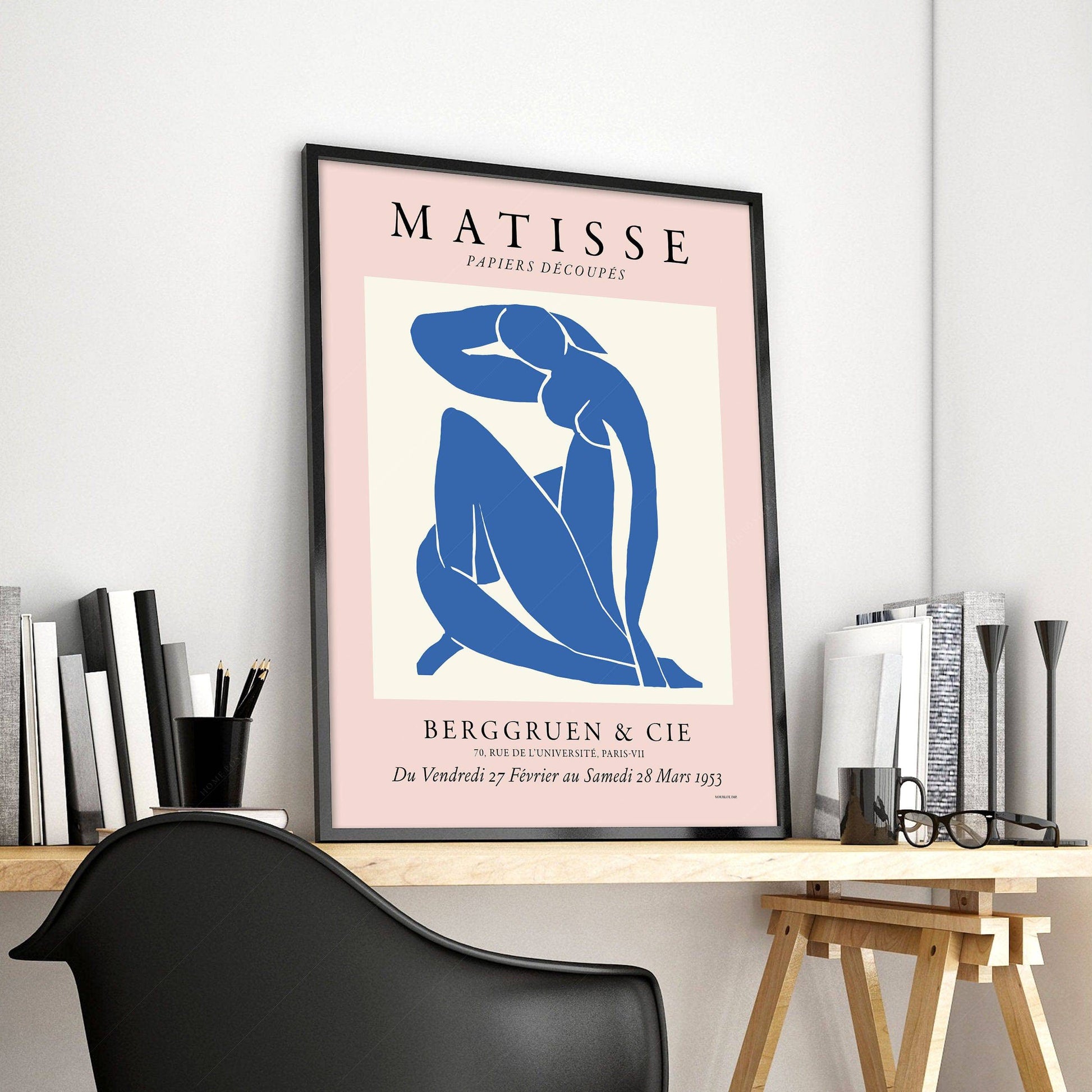 Henri Matisse Print, Nu bleu, Wall art for living room