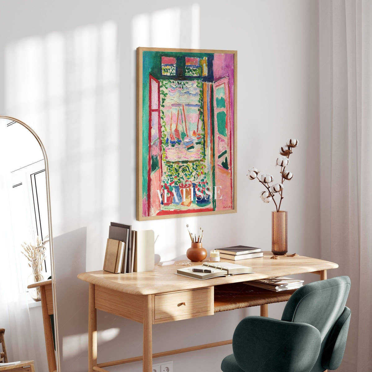 Henri Matisse Print, The Open Window, Wall art print