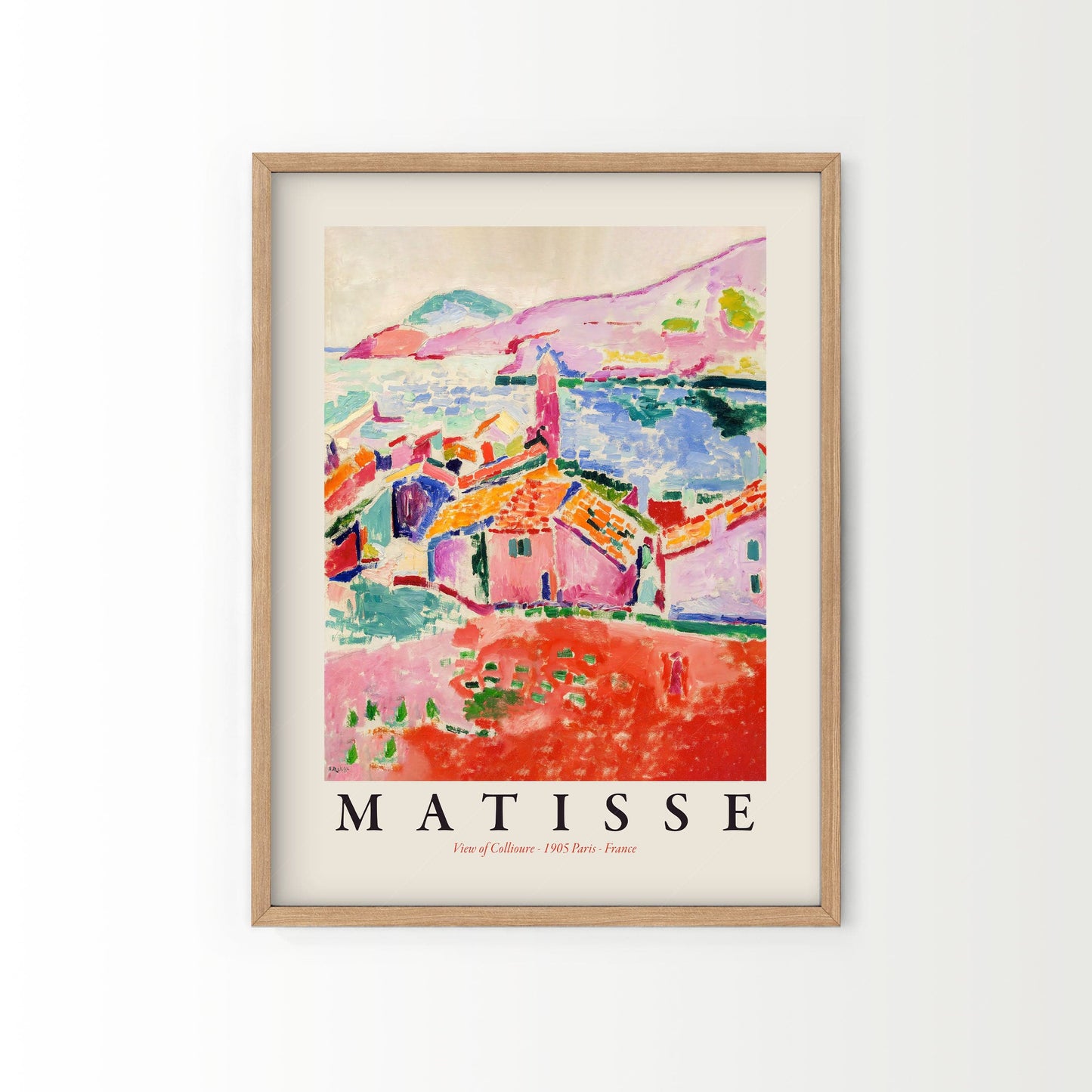 Henri Matisse Set of 2 Posters, The Open Window and View of Collioure, Exhibition Poster