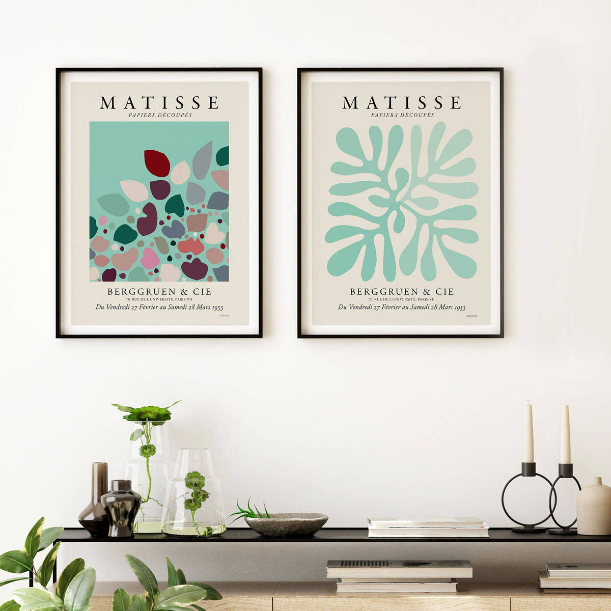 Henri Matisse, Set of 2 Prints, The Cut-outs Series