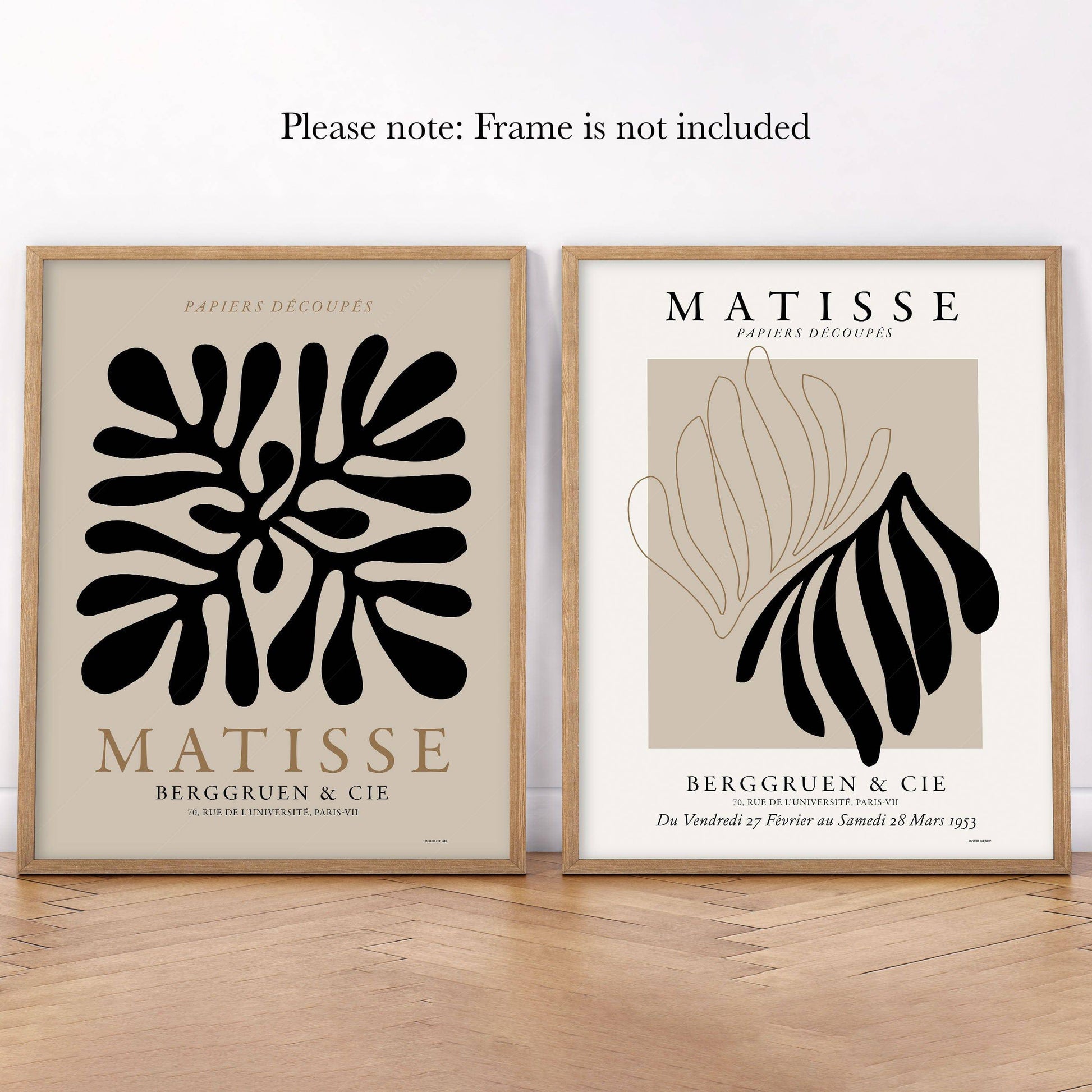 Henri Matisse, Set of 2 Prints, The Cut-outs Series