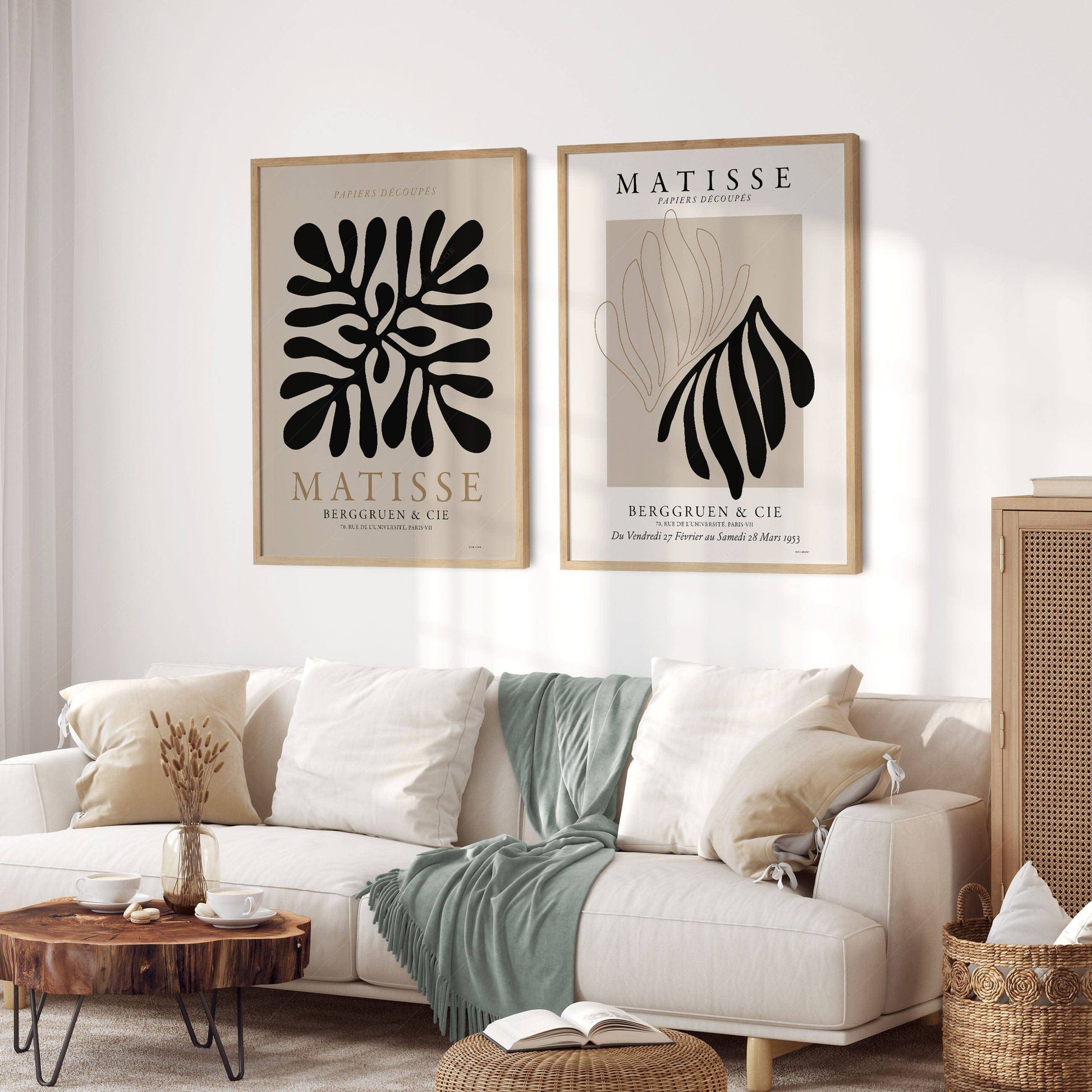 Henri Matisse, Set of 2 Prints, The Cut-outs Series