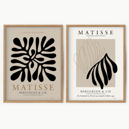 Henri Matisse, Set of 2 Prints, The Cut-outs Series