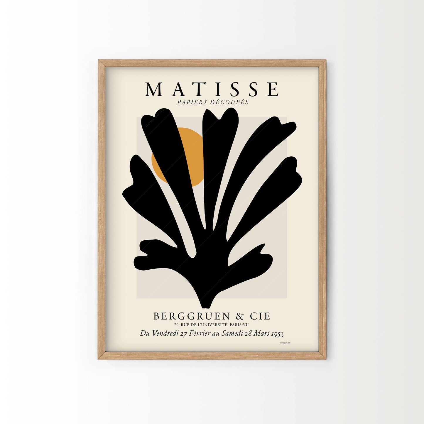 Henri Matisse, Set of 2 prints, The Cut-Outs collection, Exhibition Poster