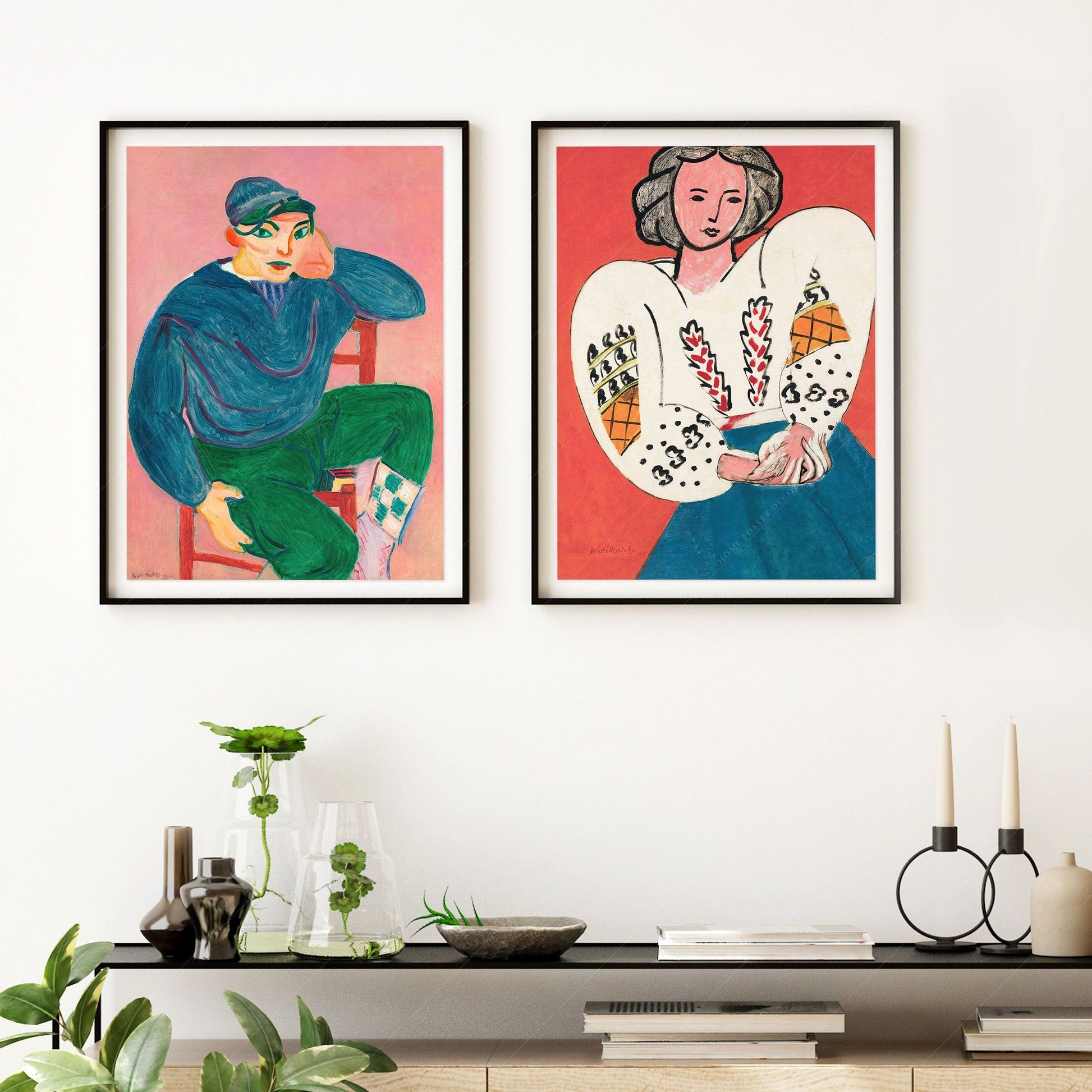 Henri Matisse, Set of 2 prints, Young sailor and La Blouse Roumaine