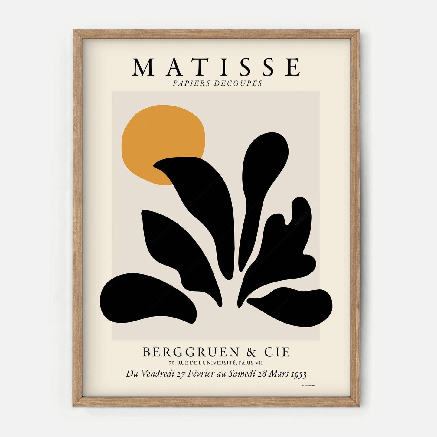 Henri Matisse, The Cut Outs Poster