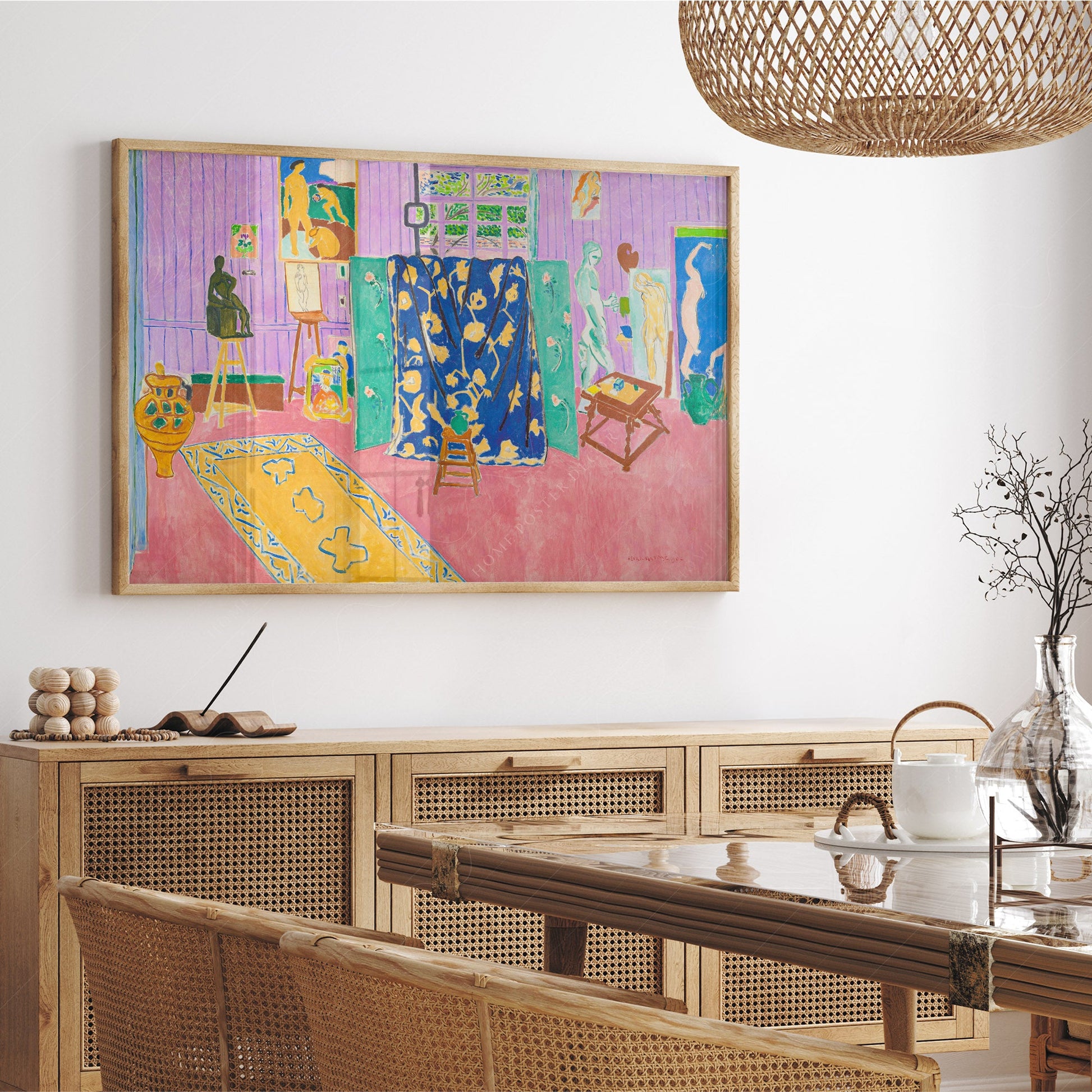 Henri Matisse, The Pink Studio, Fine Art Print