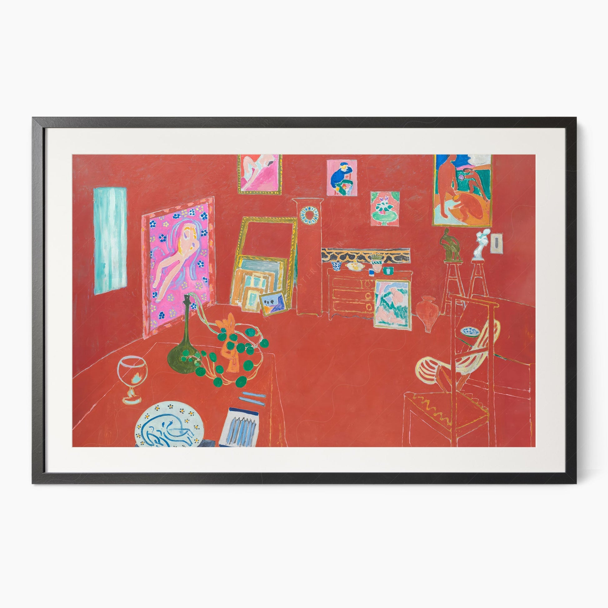 Henri Matisse, The Red Studio, Fine Art Print