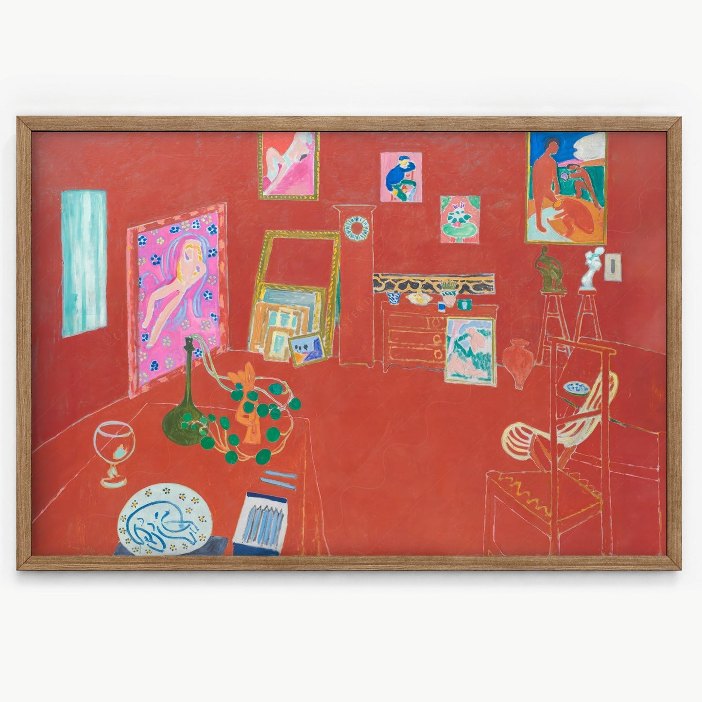 Henri Matisse, The Red Studio, Fine Art Print