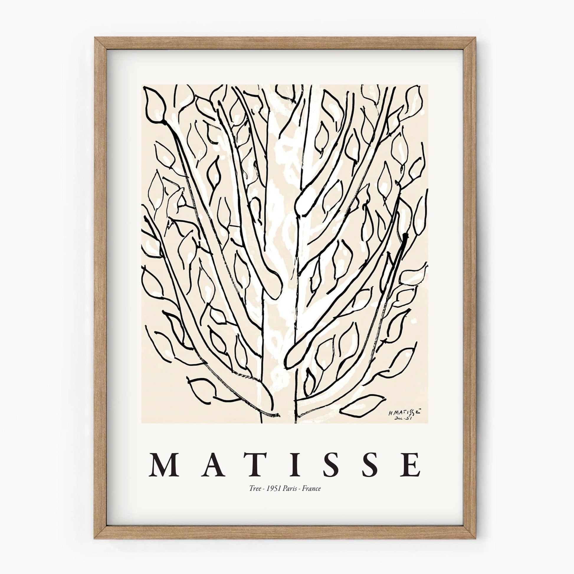 Henri Matisse, The Tree, Fine Art Print