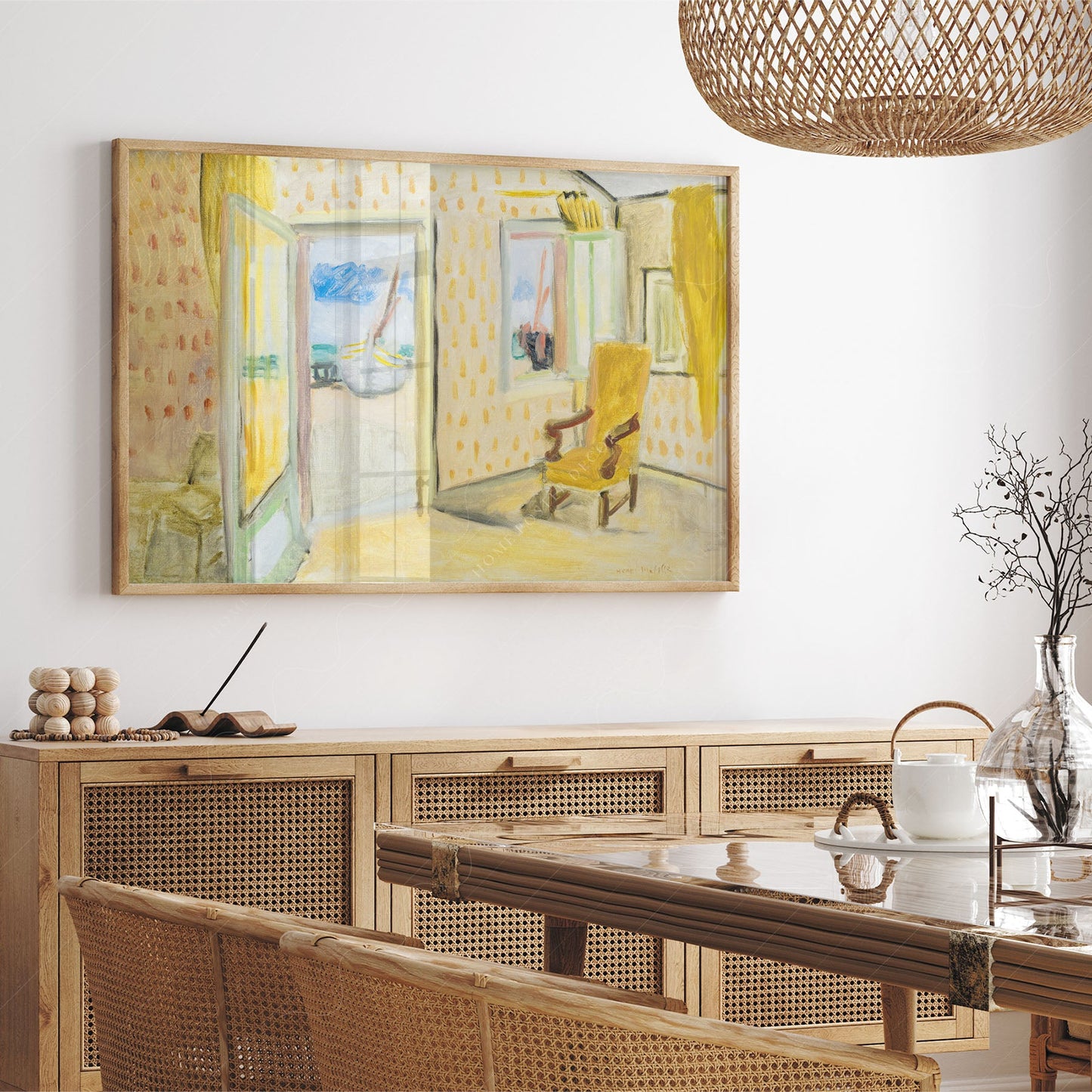 Henri Matisse, The Yellow Room, Fine Art Print