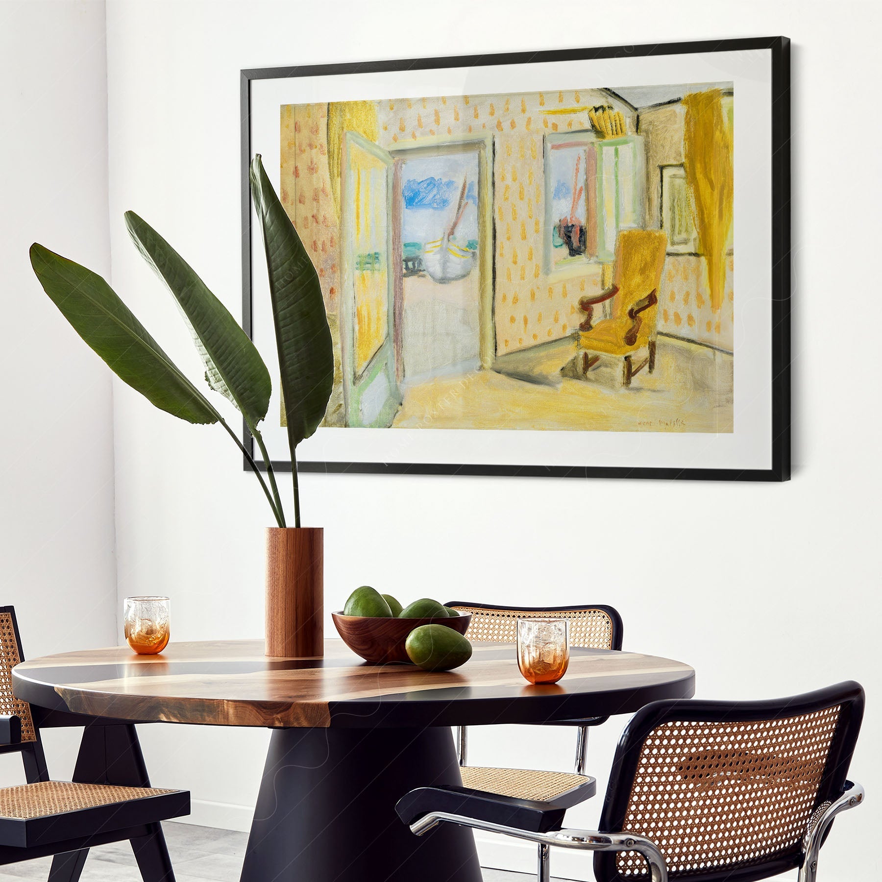 Henri Matisse, The Yellow Room, Fine Art Print