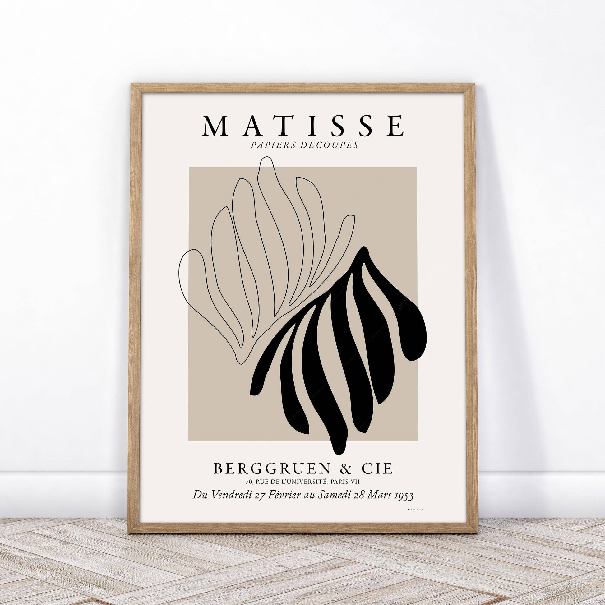 Henri Matisse, The cut-outs Poster, Exhibition Art, Minimalist Decor