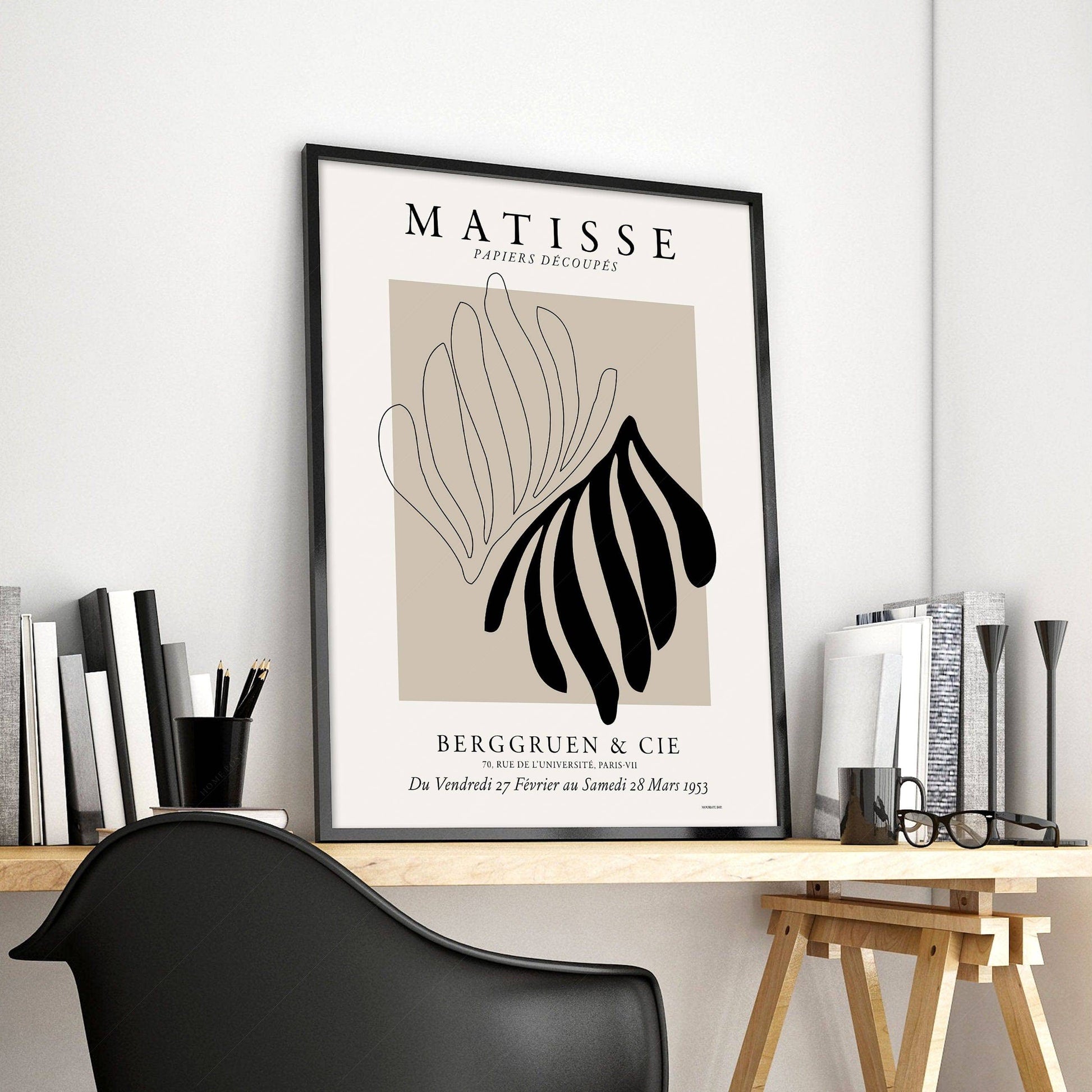 Henri Matisse, The cut-outs Poster, Exhibition Art, Minimalist Decor