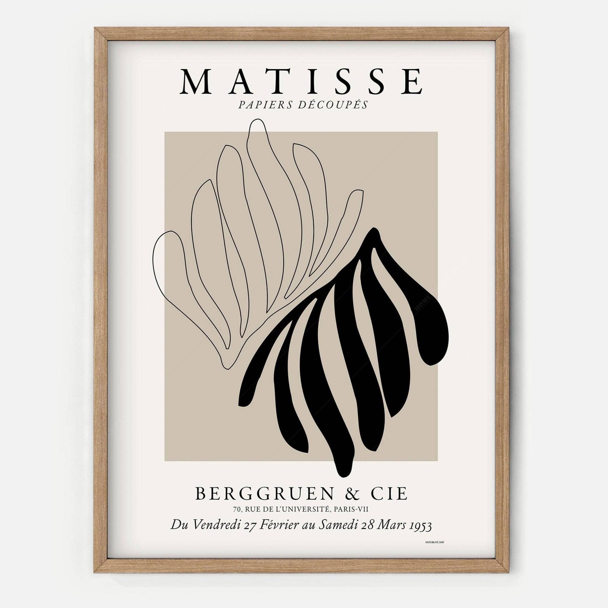 Henri Matisse, The cut-outs Poster, Exhibition Art, Minimalist Decor