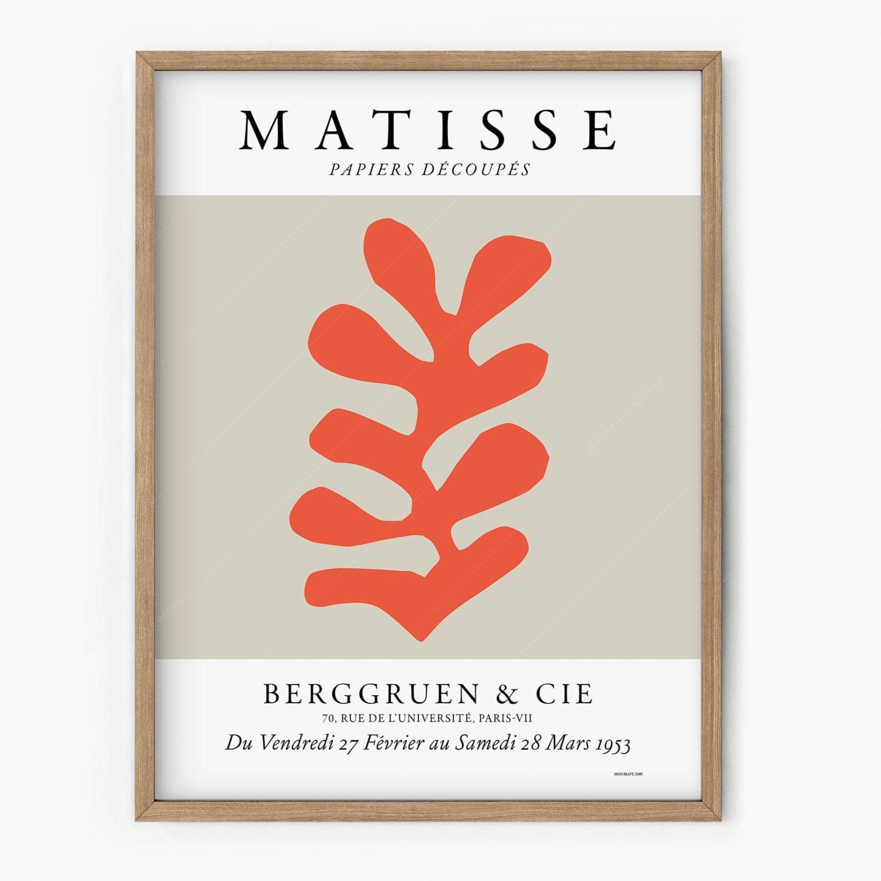 Henri Matisse, The cut-outs Poster, Minimalist Decor, Exhibition Art