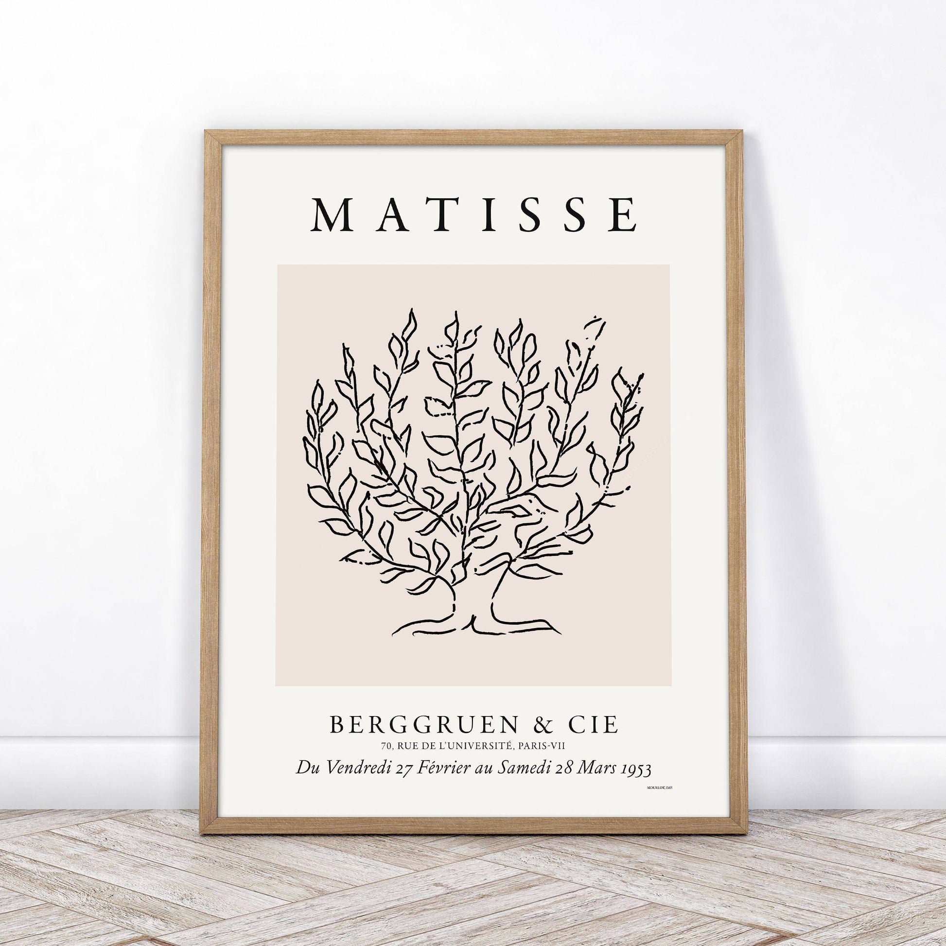 Henri Matisse, Tree drawing, Fine Art Print