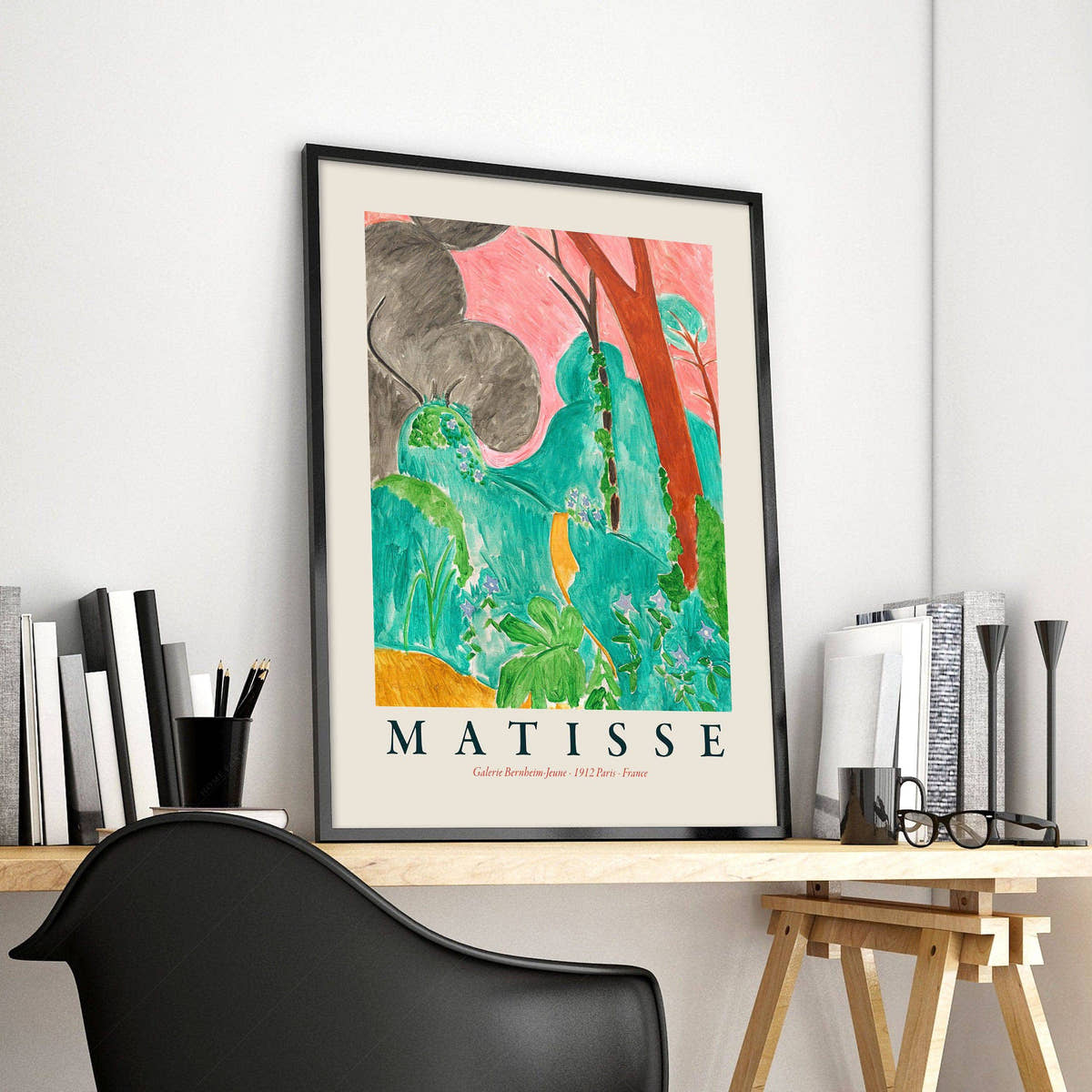 Henri Matisse Wall Art, La Japonaise, Abstract Print